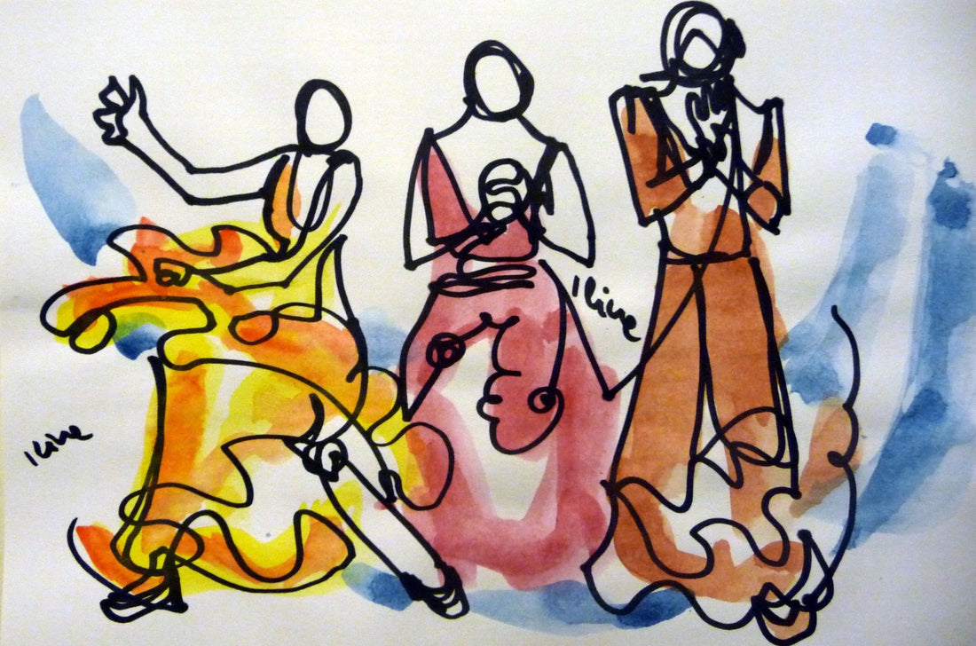 Three Dancers